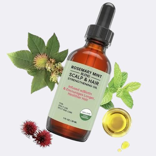 Rosemary Mint Scalp & Hair Strengthening Oil hcv8az-ef