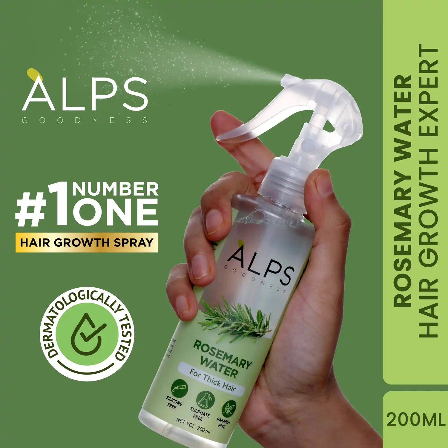 Alps Goodness Rosemary Water- Hair Spray