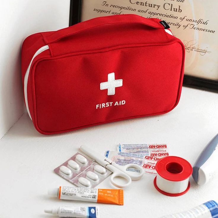 First Aid Travel Medicine Pouch by Foorship Foorship