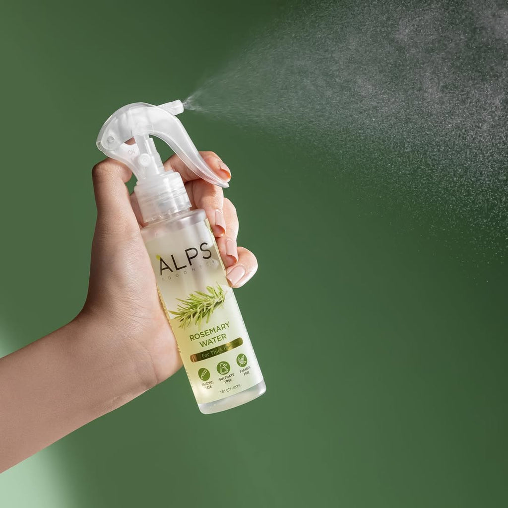Alps Goodness Rosemary Water, Hair Spray For Regrowth (Pack of 3) hcv8az-ef